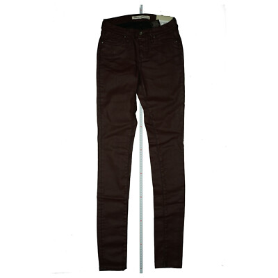 twenty8twelve Majers Jeans slim fit stretch Hose W26 L34 bordeaux leder opt Neu.