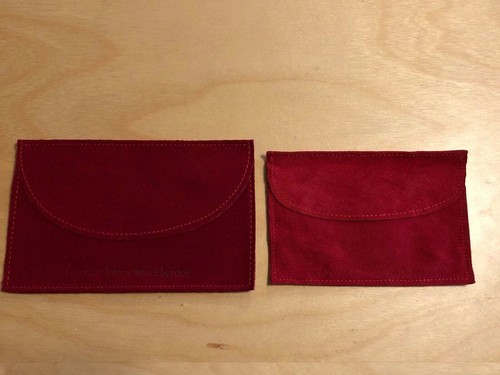 Red Suede Watch Jewelry Travel Pouch | eBay