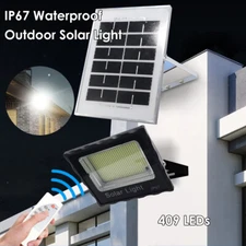 Solar Spotlight - Energy-Saving, Patio, Garage & Outdoor Event Lighting