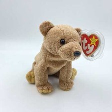 Ty Beanie Babies Pecan Bear 1999 8in Mint Condition Used