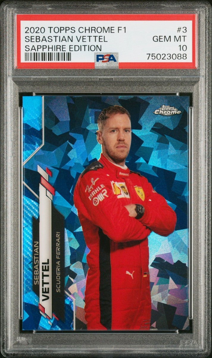 その他 2020 Topps F1 Sapphire Sebastian Vettel 2020 Topps Chrome Sapphire Edition Formula 1 - F1 Racers