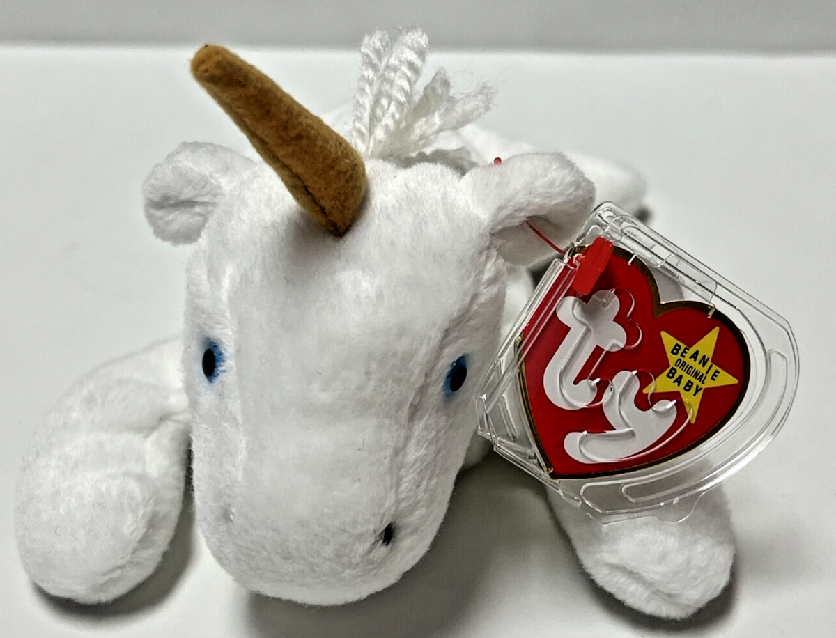 TY Beanie Baby Mystic the Unicorn #4007 RARE Tag Errors