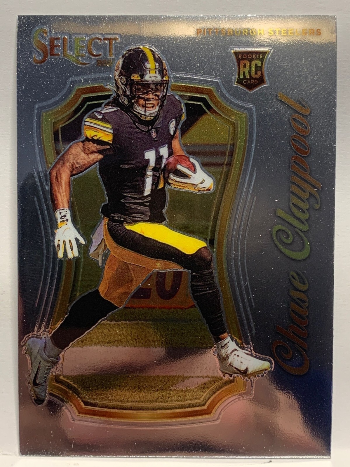CHASE CLAYPOOL 2020 Panini Select #SCR-20 Select Certified RC Rookie Steelers