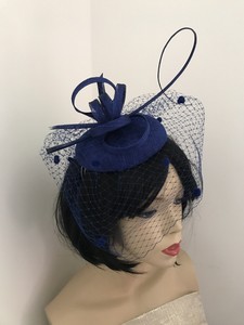 royal blue wedding hats