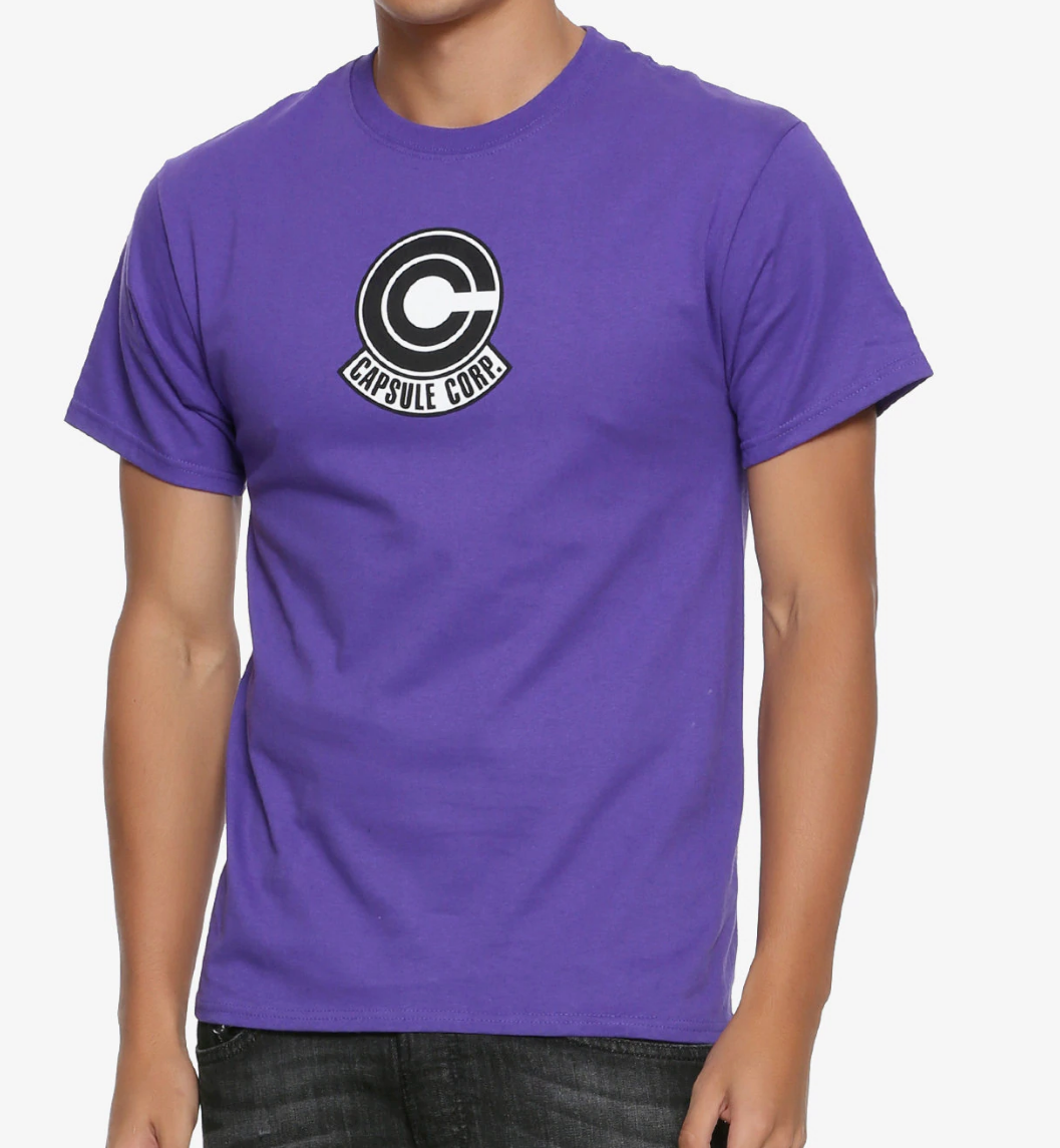 Champion Dragon Ball Z CAPSULE CORP T-Shirt NEW Authentic