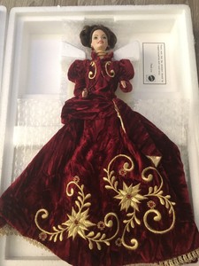 holiday ball porcelain barbie doll 1997
