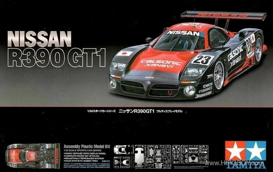 TAMIYA 24192 Nissan R390 GT1 1:24 Car Model Kit