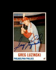 Greg Luzinski Signed 1978 Hostess Philadelphia Phillies Autograph