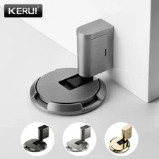 Magnetic Door Stopper Mechanical Silent Floor Door Stop Door Catch Holder Set