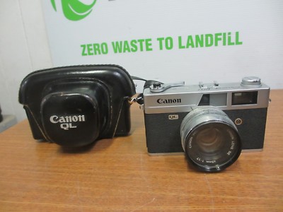 Canon Camera Canonet QL17 45mm Lens 1:17 w/ Case | eBay