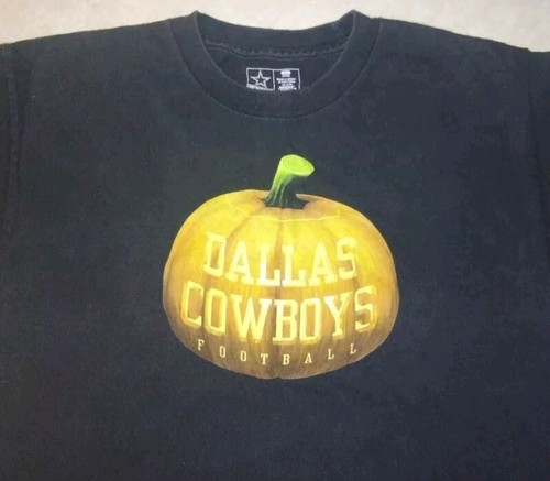 Dallas Cowboys Shirt Halloween Pumpkin Fall Autumn Boys YOUTH XL 18-20 Vintage - Bild 2 von 8