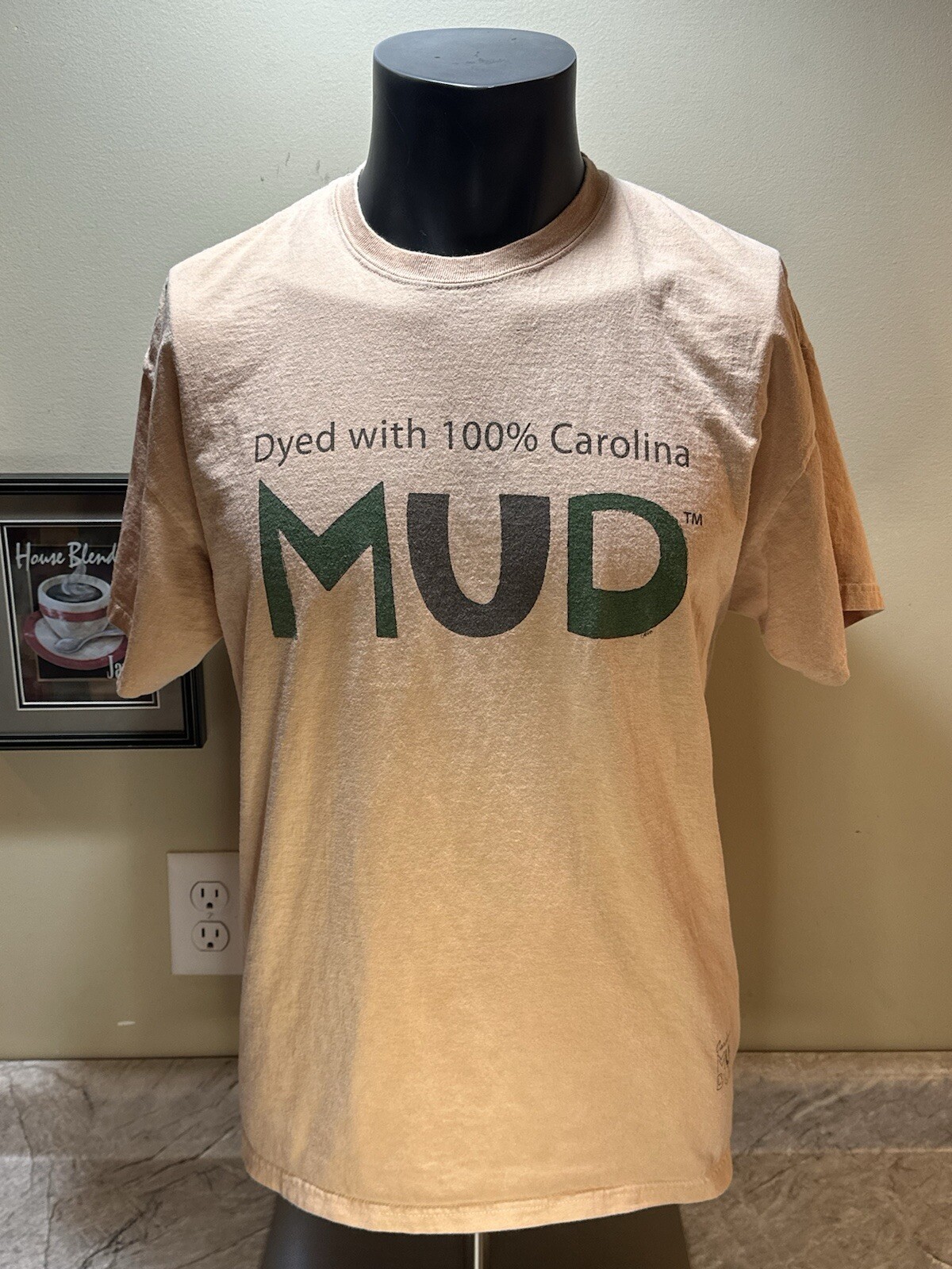 Camiseta Hanes Heavyweight Teñida Con 100% Carolina Barro Adulto Talla XL Hippie Earth