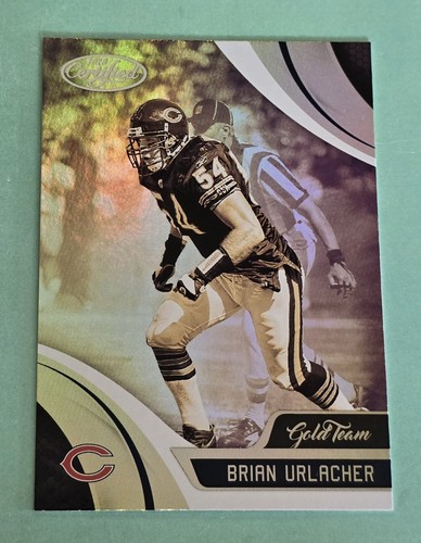 2018 Panini zertifiziert BRIAN URLACHER #GT-BRU Gold Team Chicago Bears