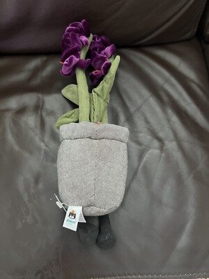 Brand New With Tags Jellycat Amuseable Orchid (Purple) Rare Plush