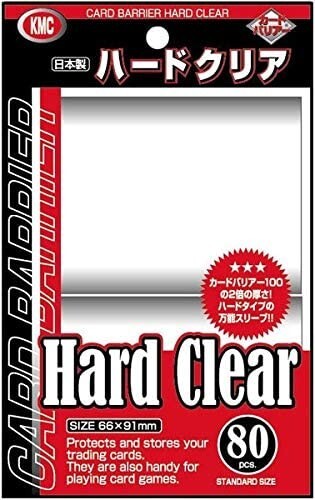 x30 KMC Card Barrier Sleeves Deck Protector Hard Clear 2400pcs 2.6"x3.6" CCG TCG - Picture 2 of 2