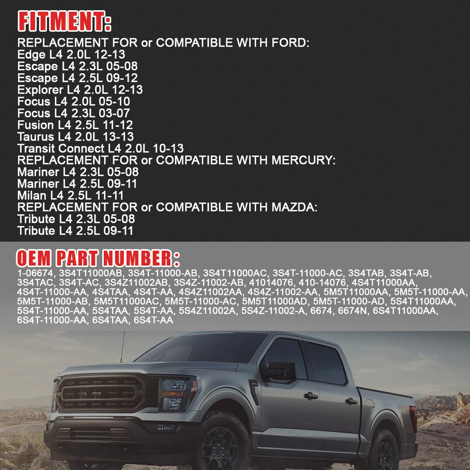 New Starter for Ford Escape 2005-2012 Focus 03-10 Mazda Tribute Mercury Mariner Foto 2 de 4