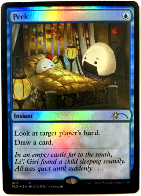 MTG Peek *FOIL* Secret Lair Drop Series 401 NM | eBay