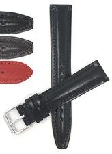 20mm Classic Semi-Padded Leather Watch Band for Timex Expedition Pioneer