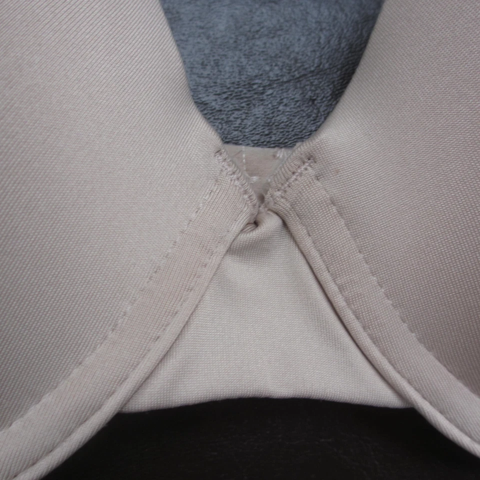 Sujetador Ellen Tracy 34B Beige Acolchado Con Aros Cierre Ajustable Espalda Foto 3 de 4