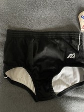 Vintage Mizuno Volleyball Shorts Briefs DEADSTOCK Black Womens Large Made In USA