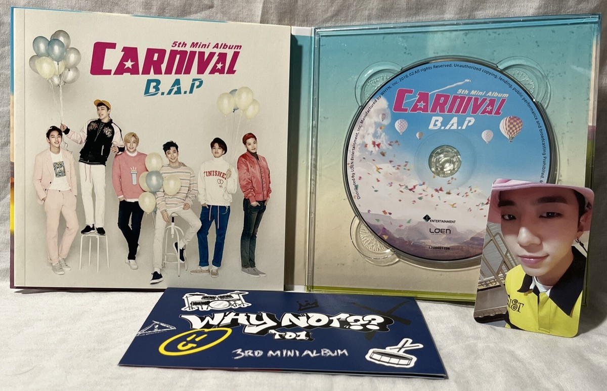 B.A.P - Carnival Signed Autographed CD Mini Album Promo K-Pop 2016