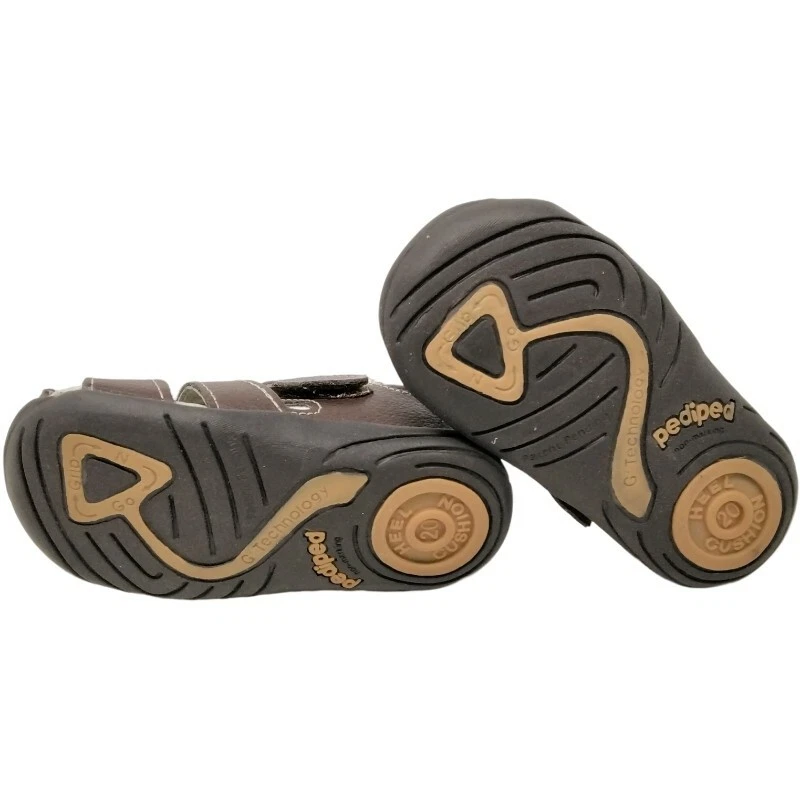 Pediped Sydney- Niño pequeño (varias tallas)- Sandalias informales-marrón chocolate-*nuevas* Foto 2 de 3