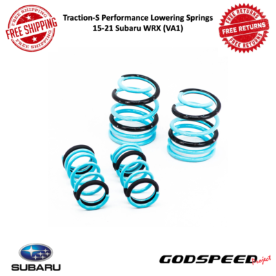 #ad Godspeed Traction S Performance Lowering Spring Fits 2015 2021 Subaru WRX VA1 $162.00