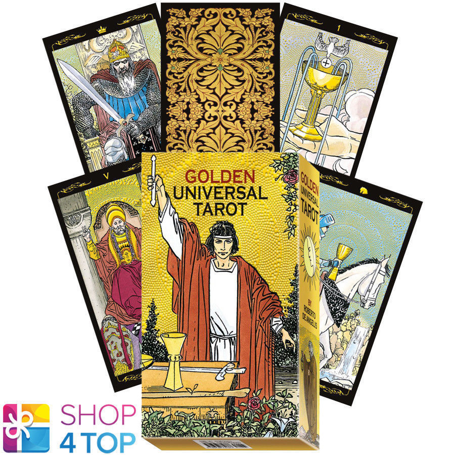 Golden Universal Tarot Deck Cards Roberto de Angelis Esoteric Lo Scarabeo  NEW | eBay