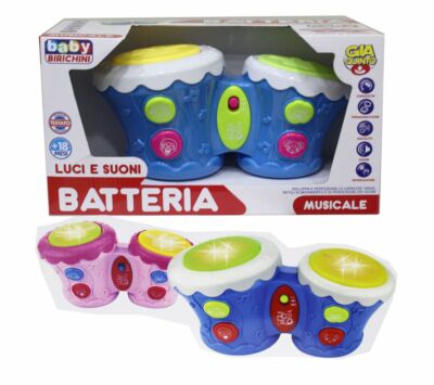 HOMCOM Set Batteria Per Bambini Con Microfono Giocattolo - Foto 6