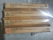New 4 Genuine RICOH  SAVIN LANIER MPC 3000 CMYK Toner Set OEM