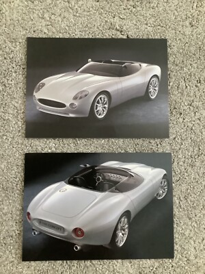 Jaguar F Typ Concept werkseitig ausgegebene Postkarten 2000. Detroit Motor Show. SELTEN