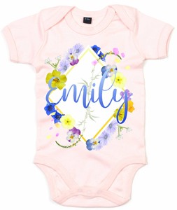 personalised baby grows ebay