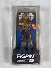 FiGPiN Star Wars A New Hope CHEWBACCA #750 Collectable Pin in Case NEW SEALED