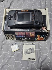 Atari Lynx 2 Video Console Batman Returns Boxed with Game