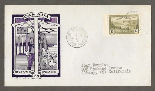 Canada first day cover, 269 10 cent Great Bear Lake [ 148