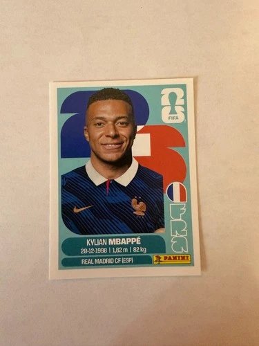 2026 Panini FIFA World Cup Stickers #FRA20 Kylian Mbappe