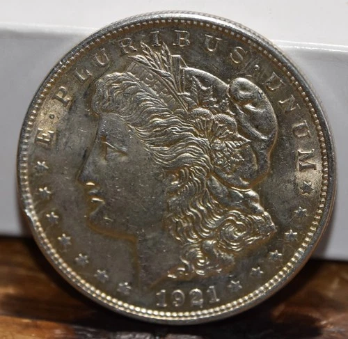 1921-P Morgan Silver Dollar - 90% Silver US Coin XF