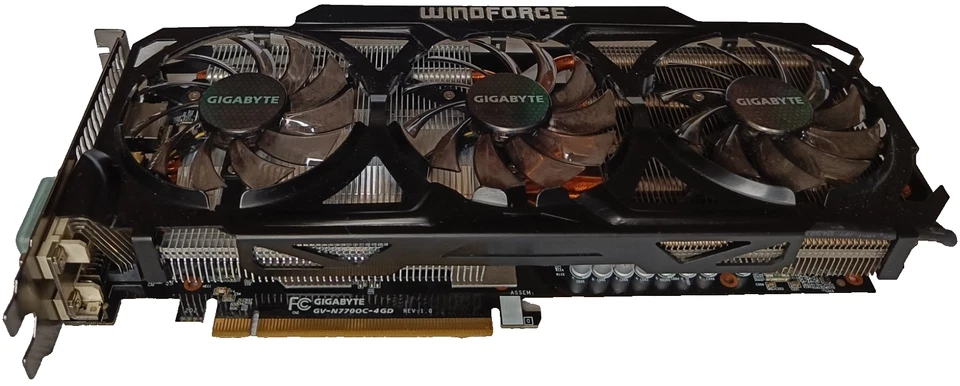 SCHEDA GRAFICA GIGABYTE Nvidia GeForce GTX 770 OC, 4GB 256 BIT - 2 DVI, HDMI, DP - Immagine 4 di 4