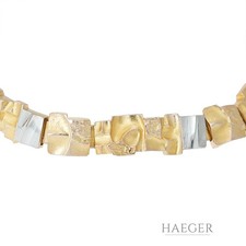 Lapponia Armband "Alba" 18 cm Gelb; Weißgold 585/ 14K