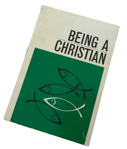 Being a Christian John Stott 1968 Small Booklet Green - Bild 1 von 6