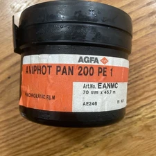Agfa Aviphot Pan 200 Pe-1 45.7 m  70mm film frozen