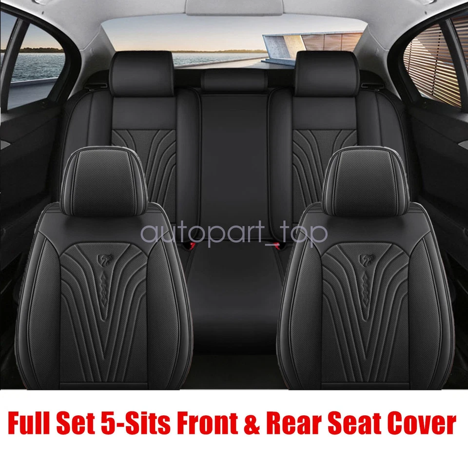 Juego completo de funda de asiento de coche impermeable 5 asientos para Chrysler 300 Cirrus Town & Country Foto 4 de 4