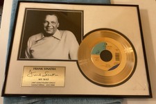 Frank Sinatra  My Way 24kt  Gold Plated Singl...
