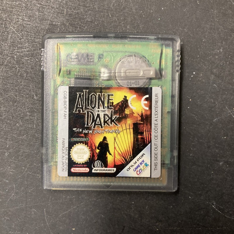 Nintendo Game Boy Colour Cartridge Game Alone In The Dark