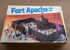 Vintage 1978 Marx 54mm Fort Apache playset 4202 plastic fort  toy soldiers box
