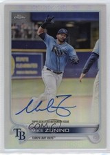 2022 Topps Chrome Veteran Refractor 236/499 Mike Zunino #CVA-MZ Auto 12ui