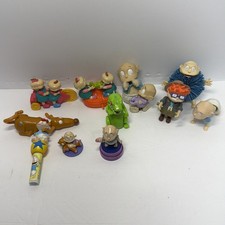Rugrats VTG Toy Lot Of 12 Ft Burger King Toys  Figures