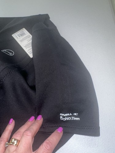 New O'Neill Women's US 14 Black Bahia Short Sleeve Spring Wetsuit 2:1 NWT - Picture 5 of 15