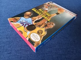 All-Pro Basketball (Vic Tokai, 1989) NES Game w/ Box & Manual ~ Tested & Working