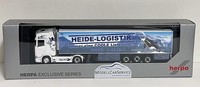 "Herpa Sondermodell 1/87: 959780 Scania Cs 20 Hd KüKo-Sz. \"Heide Logistik / Orca\""